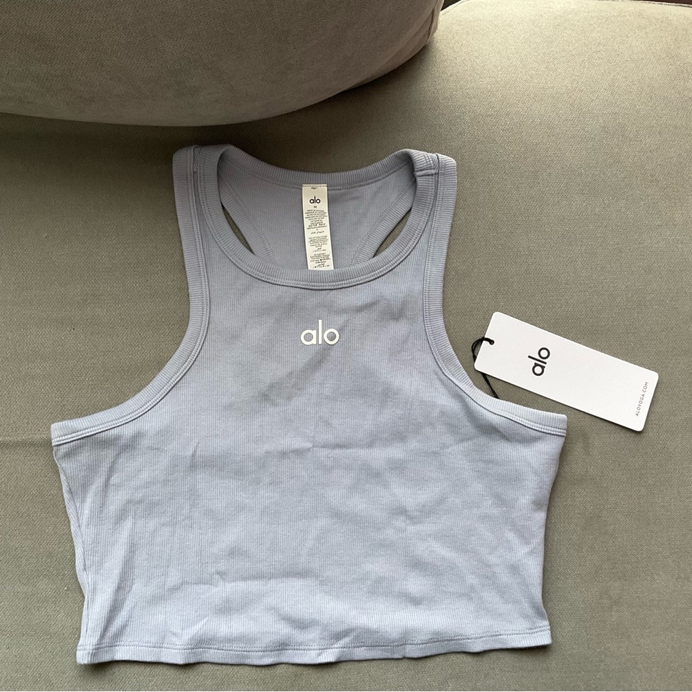 Alo Yoga Aspire Tank Winter Frost M - Picture 6 of 8